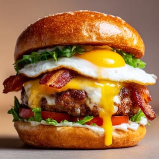 Sunrise Burger, Fries & Drink