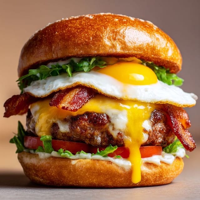Sunrise Burger, Fries & Drink.