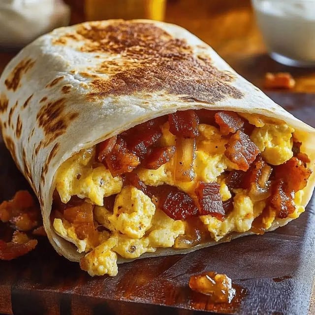 Classic Breakfast Burrito.