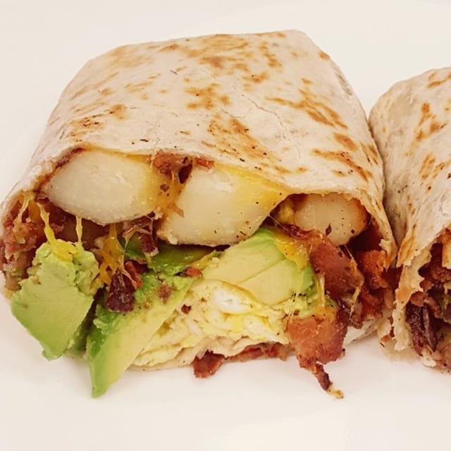 Bacon & Avocado Burrito.