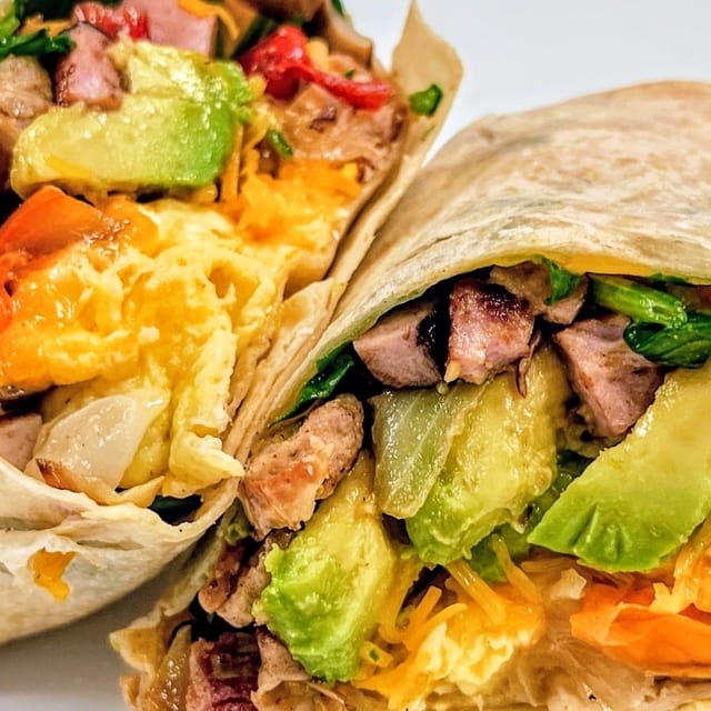 Adios Papas Burrito (Loaded Meat & Veggies).