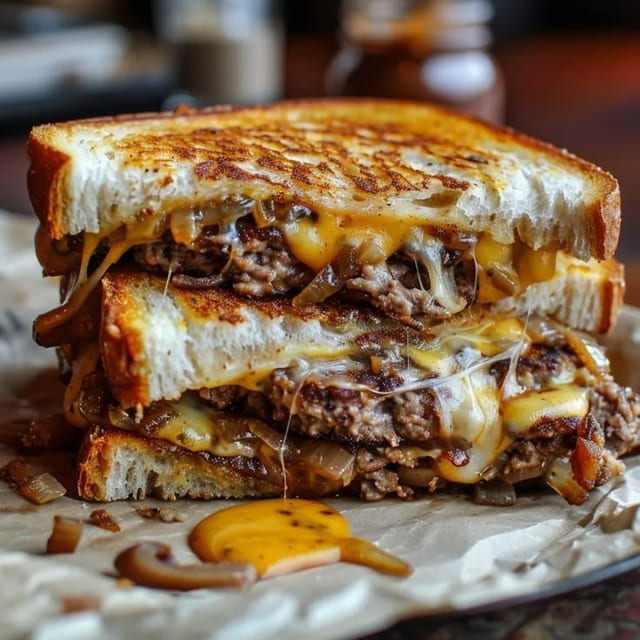 Patty Melt & Fries.