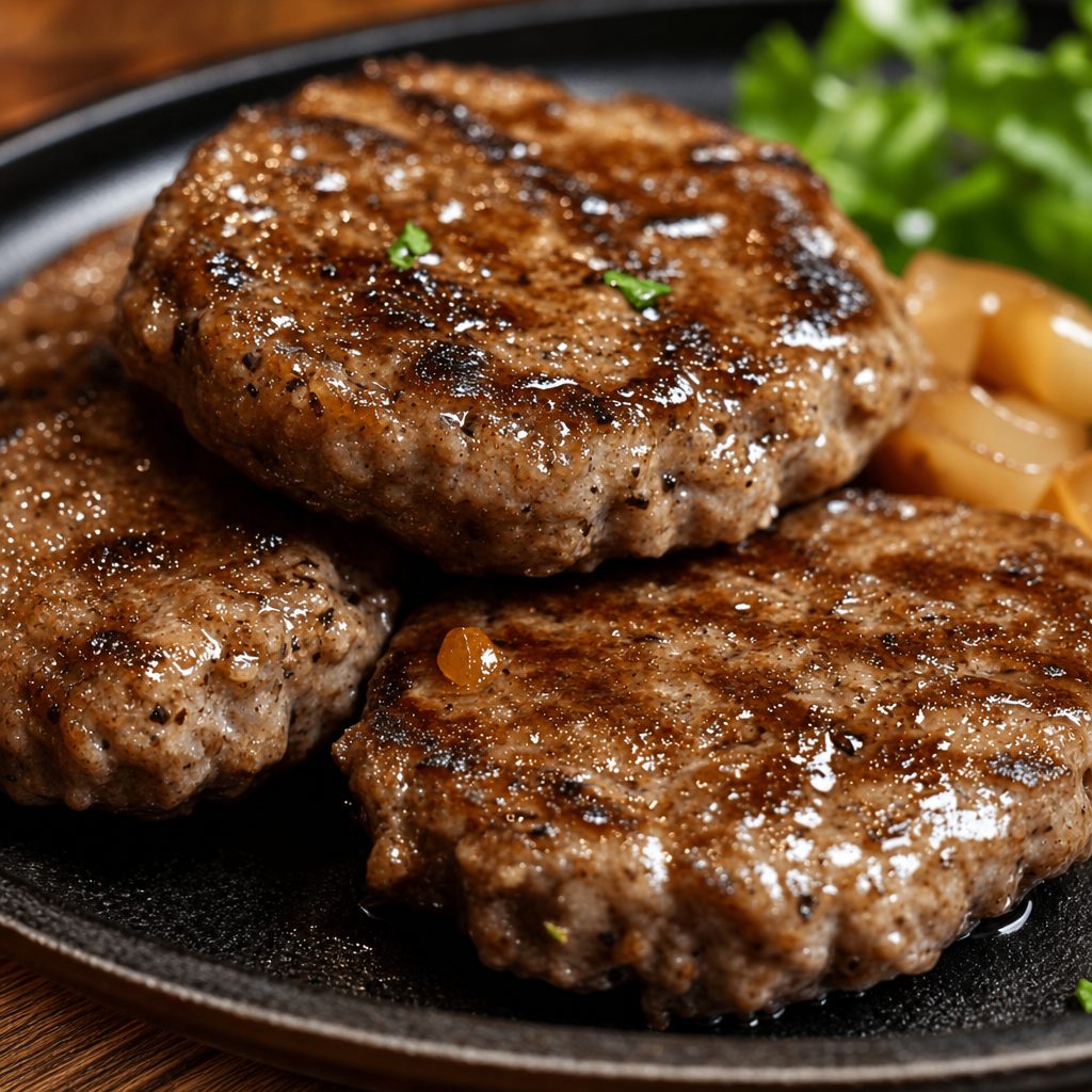 3 Sausage Patties.